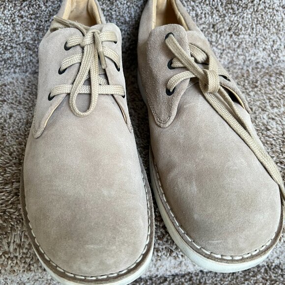 Samuel Hubbard Men\'s Beige Leather Oxfords. main image 14